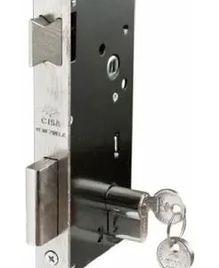 CERRADURA EMBUTIR PESTILLO/TIRADOR 35mm NK/AM - CISA