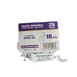 GRAPA REDONDA C/CLAVO 10mm ## 5055-25 ## CONINCA