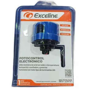 FOTOCELDA MULTIVOLT C/BASE #GFR-MV-NC-SDS# EXCELINE