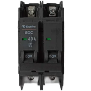 BREAKER SUPERFICIAL 2X40 AMP ## GQC-40A-2 ## EXCELINE