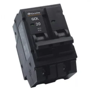 BREAKER P/EMPOTRAR 2x20 AMP ## GQL-20A-2 ## EXCELINE