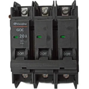 BREAKER SUPERFICIAL 3X20 AMP ## GQC-20A-3 ## EXCELINE