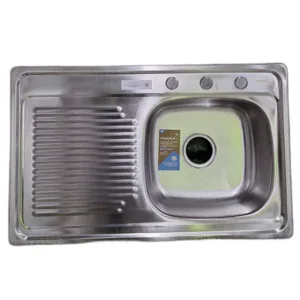 FREGADERO 800x500x150mm UNA PONCHERA C/ESCURRIDOR IZQ. ## FG04 ## FAGUAX