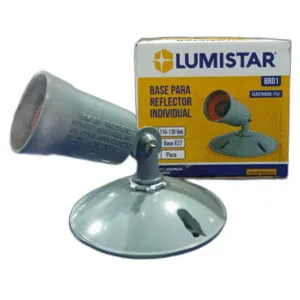 BASE PARA REFLECTOR INDIVIDUAL E27 ## BR01 ## LUMISTAR