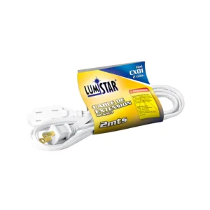 CABLE DE EXTENSION BLANCO X 2,74m ## CX02 ## LUMISTAR