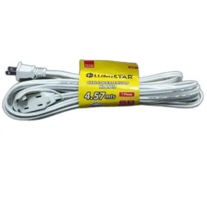 CABLE DE EXTENSION BLANCO X 4,57m ## CX03 ## LUMISTAR