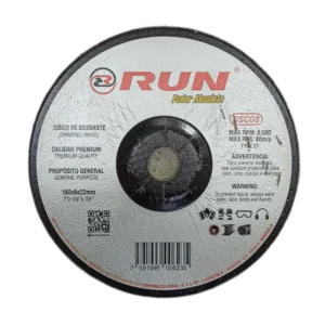 DISCO DESBASTE DE METAL 7"x1/4"x7/8" ## DSC03 ## RUN