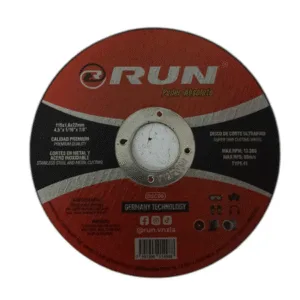 DISCO CORTE METAL /A. INOX 4-1/2"x1/16"x7/8" ## DSC06 ## RUN