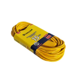 CABLE DE EXTENSION INDUSTRIAL X 15m C/REGLETA DE 3 TOMAS ## CX14 ## LUMISTAR