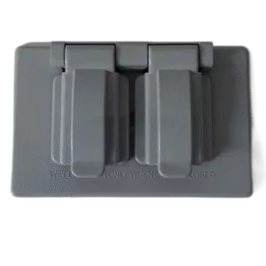 TAPA PLASTICA DOBLE P/INTERPERIE GRIS ## TP06 ## LUMISTAR