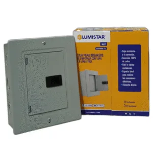 CAJA P/BREAKER DE EMPOTRAR 6 CIRCUITOS THQL ## BK07 ## LUMISTAR