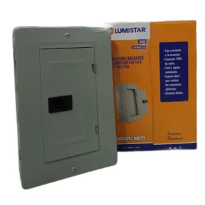 CAJA P/BREAKER DE EMPOTRAR 8 CIRCUITOS THQL ## BK08 ## LUMISTAR