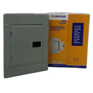 CAJA P/BREAKER DE EMPOTRAR 12 CIRCUITOS THQL ## BK09 ## LUMISTAR