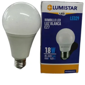 BOMBILLO LED LUMISTAR # LED29 # 18W E27 6500K
