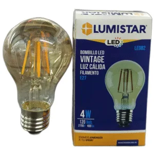 BOMBILLO LED VINTAGE LUMISTAR # LED82 # 4W 2700K