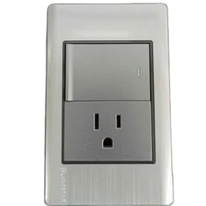 INTERRUPTOR TOMA P/EMP PLATA ## SW49 ## LUMISTAR