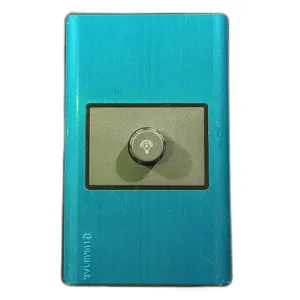 DIMMER SENCILLO P/EMP PLATA ## SW53 ## LUMISTAR