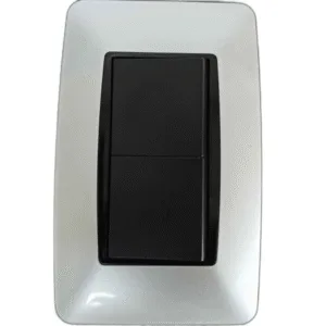 INTERRUPTOR DOBLE P/EMP PLATA ## SW70 ## LUMISTAR