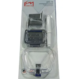 ACCESORIOS P/BAÑO CROMADO (SET 3 PIEZAS) ## ACC-10 ## FERMETAL