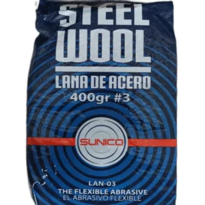 LANA DE ACERO #3 400GRS STEEL WOOL ## LAN-03 ## SUNICO