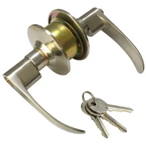 CERRADURA MANILLA RECTA P/DORM NICKEL SATIN ## CER-21 ## SUNICO