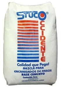ESTUCO A BASE DE CEMENTO BLANCO OCCIDENTE SACO 10kg