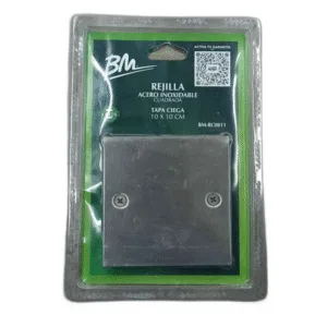 REJILLA CUADRADA CIEGA CROMO - BM  ## BM-RC0811 ##