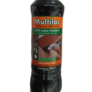 TINTA P/MADERA CAOBA 480 cm3 BASE SOLVENTE ## 1000124 ## MULTILAC