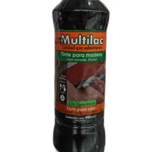 TINTA P/MADERA CAOBA AFRICANA 480 cm3 BASE SOLVENTE ## 1000134 ## MULTILAC