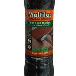 TINTA P/MADERA CARAMELO 480 cm3 BASE SOLVENTE ## 1000129 ## MULTILAC