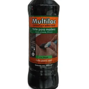 TINTA P/MADERA NOGAL 480 cm3 BASE SOLVENTE ## 1000358 ## MULTILAC