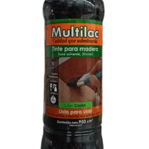 TINTA P/MADERA CAOBA 950 cm3 BASE SOLVENTE ## 1000125 ## MULTILAC
