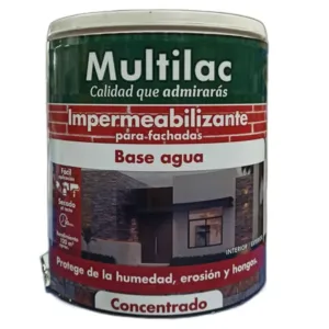 IMPERMEABILIZANTE CONCENTRADO P/FACHADA BASE AGUA 1G ## 1000506 ## MULTILAC