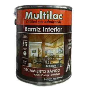 BARNIZ SECADO RAPIDO INTERIOR BRILLANTE 1G ## 1000331 ## MULTILAC