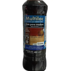 TINTA P/MADERA CARAMELO 480 cm3 BASE ALCOHOL ## 1000285 ## MULTILAC