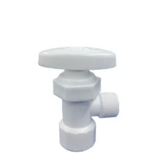 LLAVE DE ARRESTO 1/2" x 1/2" PLASTICA ## MET-065 ## MA