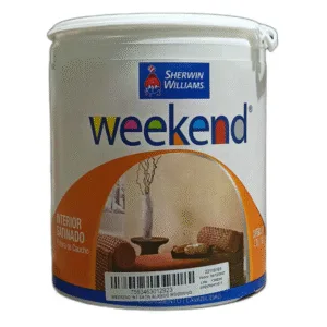 221/105/01 PINTURA PLAST MARFIL AFRICA 1G WEEKEND INT SATIN - SHW