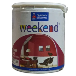 229/374/01 PINTURA PLAST ROJO PASION 1G WEEKEND INT MATE - SHW