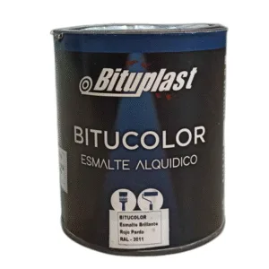 BITUCOLOR ESMALTE ROJO PARDO 1/4 GALON ## RAL-3011 1/4 ## BITUPLAST