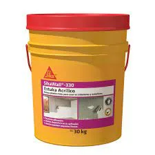 SIKAWALL 330 ESTUKA ACRILICO CUÑETE 20kg  ## 218251 ##