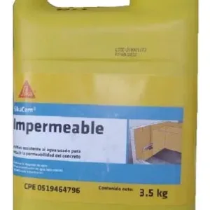 SIKACEM IMPERMEABLE GARRAFA 3,5kg ## 113851 ##