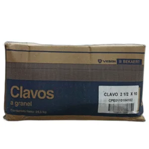 CLAVO 2 1/2" x 10 C/C GRANEL 24.5kg VICSON