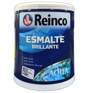 ESMALTE BRILLANTE BLANCO 1G (BASE AGUA) ## 7100-001 ## REINCO