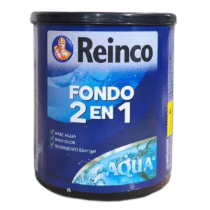 FONDO ANTICORROSIVO 2 EN 1 BLANCO 1/4G SAT (BASE AGUA) ## 8291-002 ## REINCO