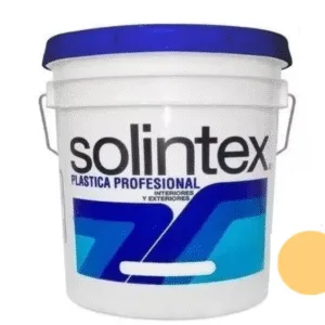 13104 PINTURA PLAST AMARILLO RADIANTE 4G - SOLINTEX