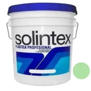 13704 PINTURA PLAST VERDE MANZANA 4G - SOLINTEX