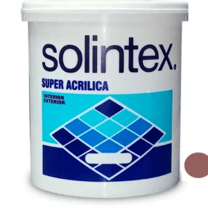 33301 PINTURA SUPER ACRIL ROJO COLONIAL 1G - SOLINTEX