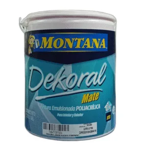 FA0-26010101 PINTURA PLAST BLANCO MATE 1G - DEKORAL
