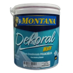 FA0-26010501 PINTURA PLAST BLANCO ARENA MATE 1G - DEKORAL