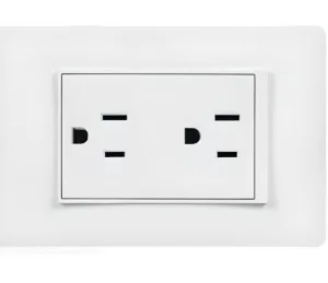 LUZICA TOMA DOBLE AMERICANA 2P+T ## PU1228 ## BTICINO